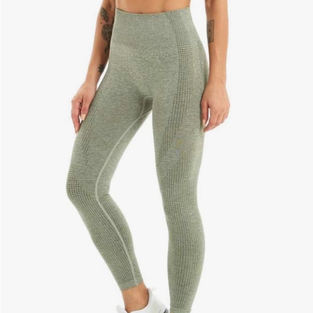 amazon grey athletic workout leggings size small